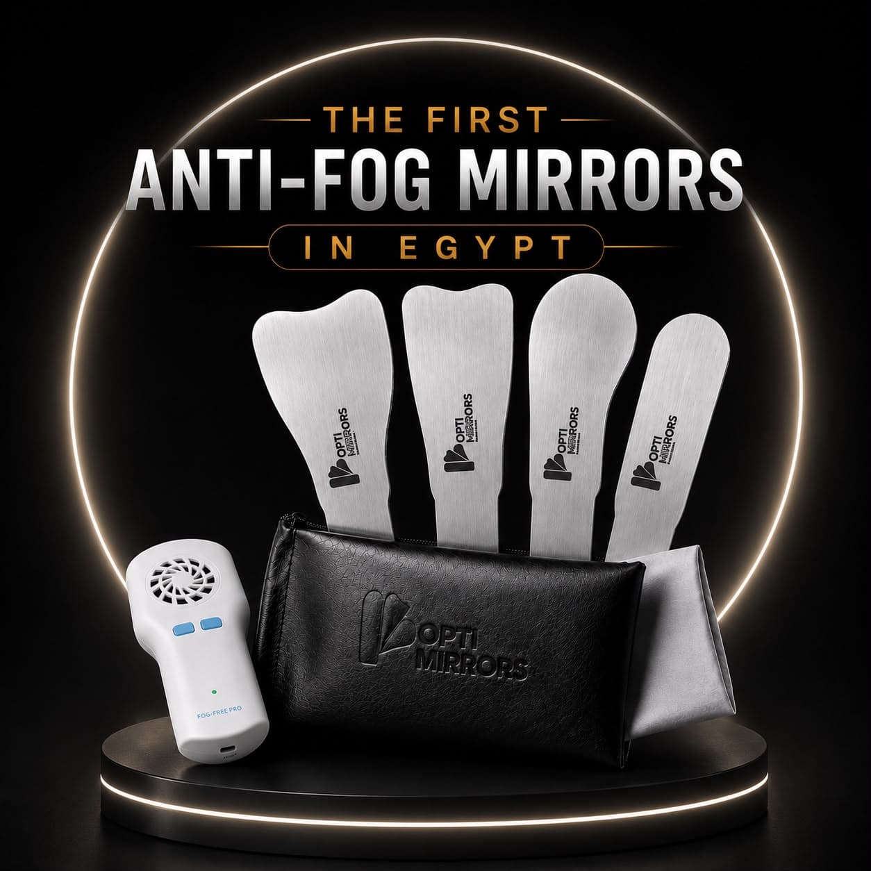 OptiMirrors — Refill Antifog device Stainless Steel